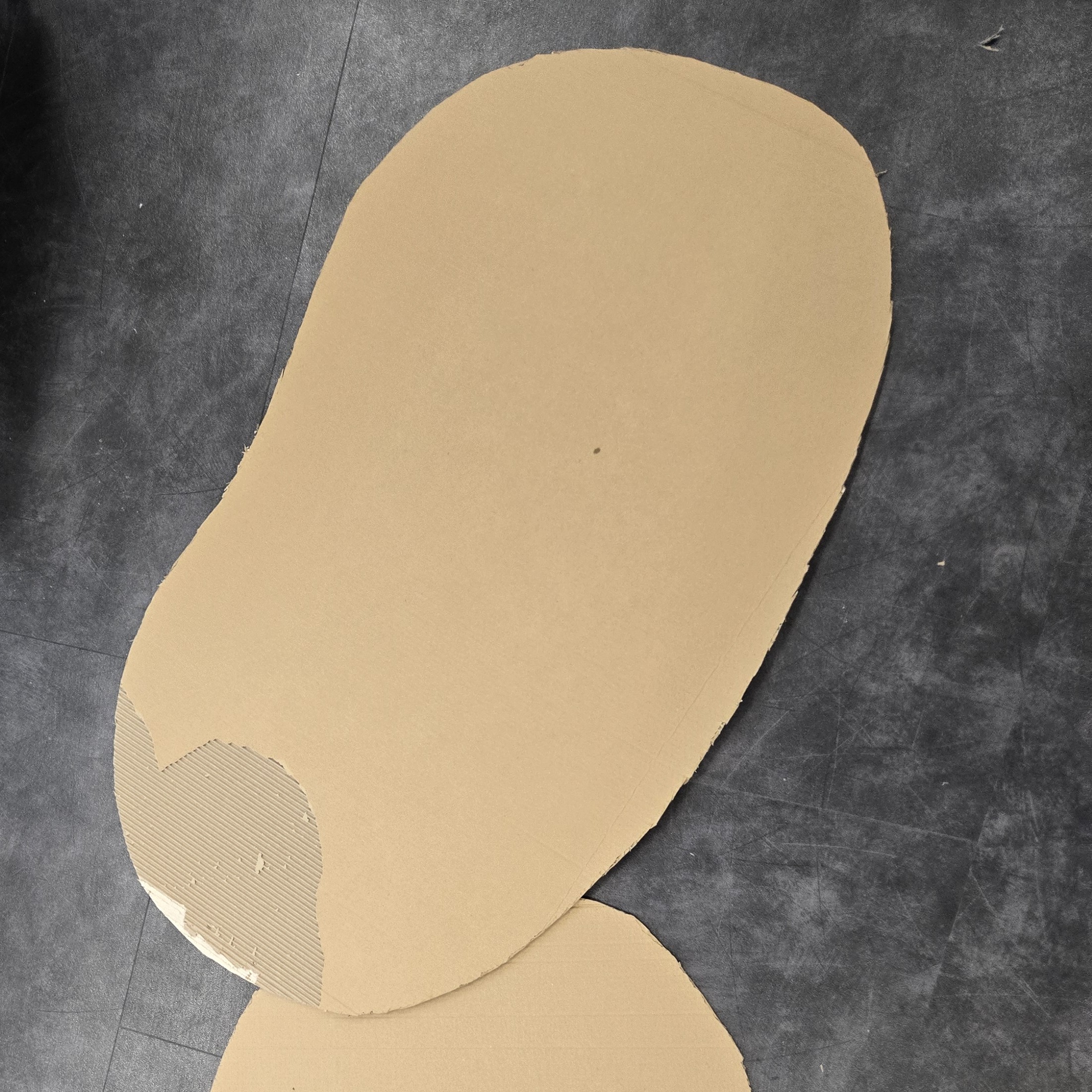 Cutting the pieces out